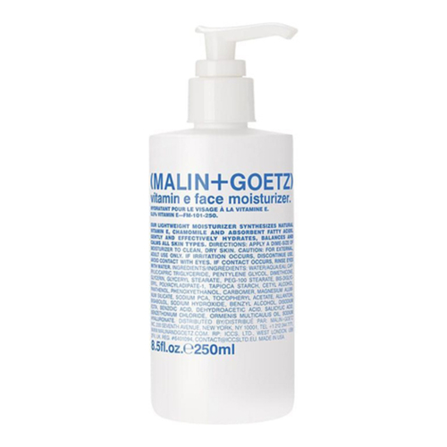 Malin + Goetz Vitamin E Face Moisturizer, 250ml/8.5 fl oz Malin + Goetz Vitamin E Face Moisturizer on white background