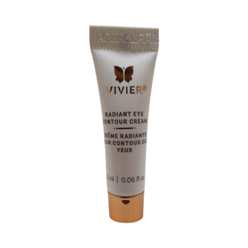 VivierSkin Radiant Eye Contour Cream, 2ml/0.07 fl oz Naturally Yours VivierSkin Radiant Eye Contour Cream on white background