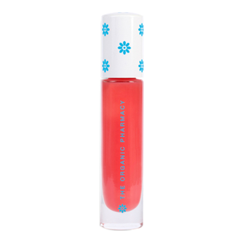 The Organic Pharmacy Volumising Balm Gloss - Coral on white background