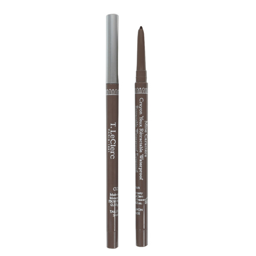 T LeClerc Waterproof Retractable Eye Pencil - 01 Noir on white background