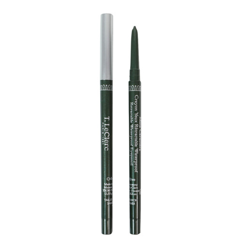 T LeClerc Waterproof Retractable Eye Pencil - 01 Noir on white background