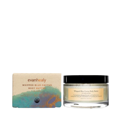 Evanhealy Whipped Blue Cactus Body Butter, 98ml/3.31 fl oz Evanhealy Whipped Blue Cactus Body Butter on white background