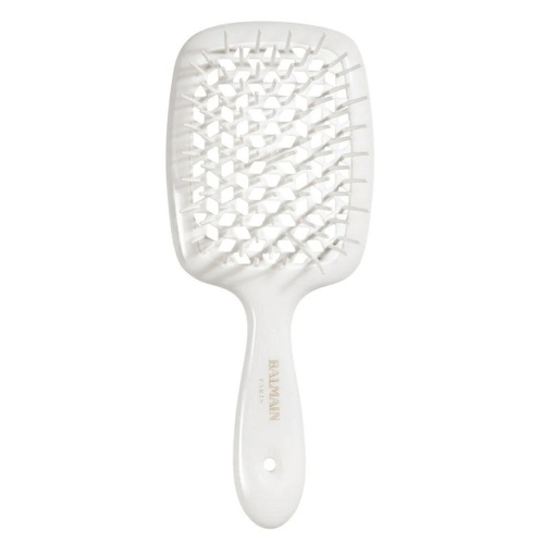BALMAIN Paris Hair Couture White Detangling Brush, 1 piece BALMAIN Paris Hair Couture White Detangling Brush on white background