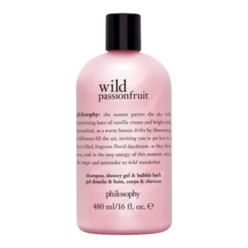 Philosophy Wild Passionfruit Shower Gel, 480ml/16.23 fl oz Philosophy Wild Passionfruit Shower Gel on white background