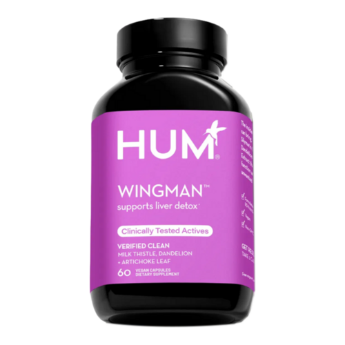 HUM Nutrition Wing Man, 60 capsules HUM Nutrition Wing Man on white background