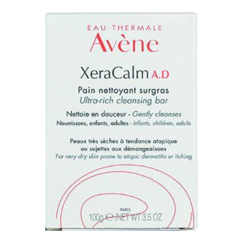 Avene XeraCalm A.D Ultra-Rich Cleansing Bar, 100g/3.5 oz