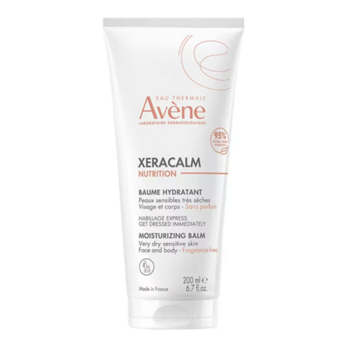 Avene XeraCalm Nutrition Balm, 200ml/6.76 fl oz Avene XeraCalm Nutrition Balm on white background