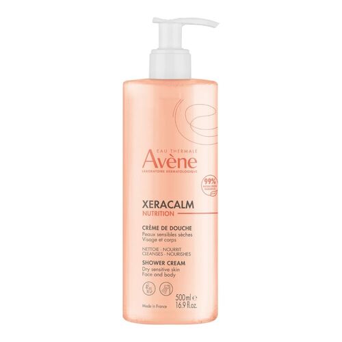 Avene XeraCalm Nutrition Shower Cream, 200ml/6.76 fl oz Avene XeraCalm Nutrition Shower Cream on white background