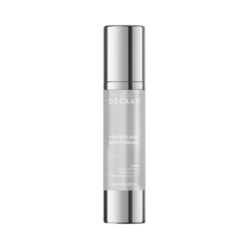 Decaar Youth Elixir Night Cream on white background