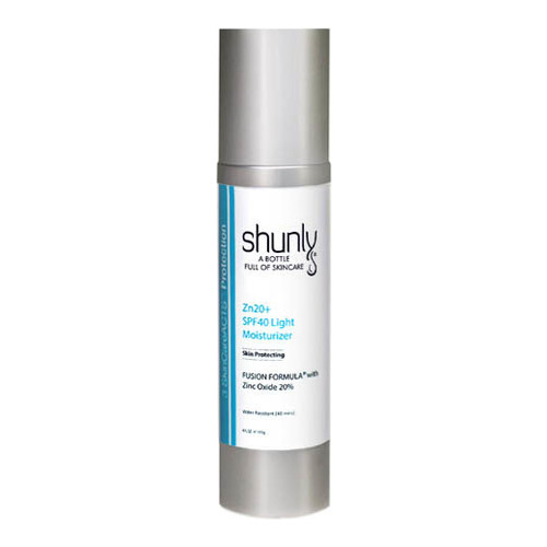 Shunly Skin Care Zn20 + SPF40 Light Moisturizer, 120ml/4 fl oz Shunly Zn20 + SPF40 Light Moisturizer on white background