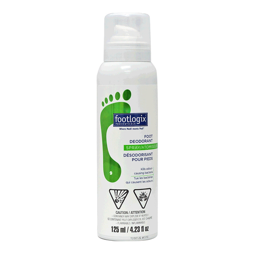 Footlogix #9 Foot Deodorant Spray, 125ml/4.23 fl oz
