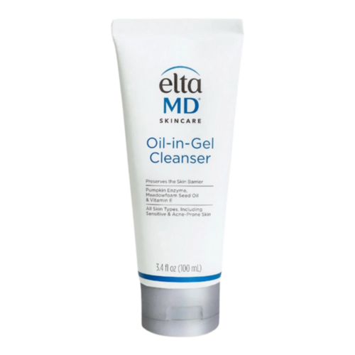 EltaMD Oil-In-Gel Cleanser, 100ml/3.38 fl oz EltaMD Oil-In-Gel Cleanser on white background