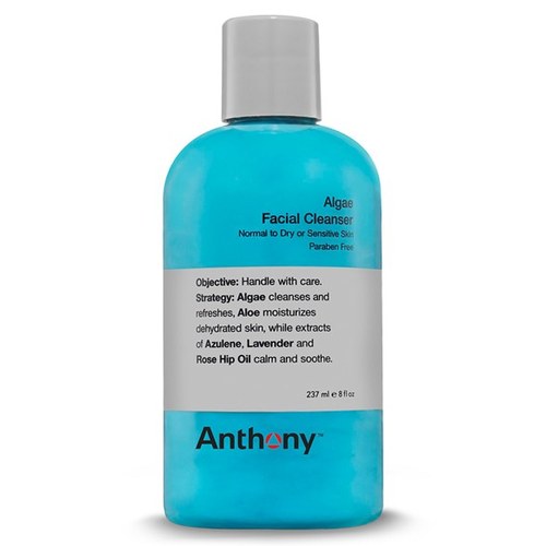 Anthony Logistics Algae Facial Cleanser on white background