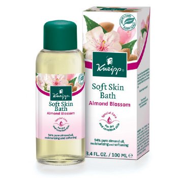 Kneipp Spruce Warmth & Energy Bath, 100ml/3.4 fl oz Kneipp Almond Soft Skin Bath on white background