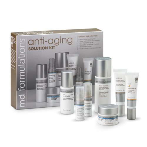 MD Formulations Anti-Aging Solution Kit, (7 Pieces) MD Formulations on white background