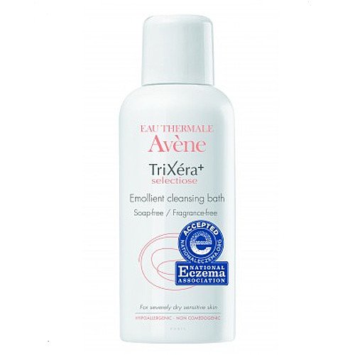 Avene TriXera+ Selectiose Emollient Cleansing Bath, 200ml/6.76 fl oz Avene on white background