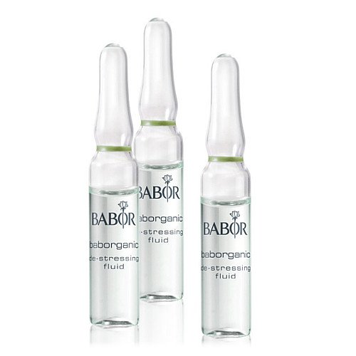 Babor BABORGANIC De-stressing Fluid, 14 x 2 ml Babor BABORGANIC De-stressing Fluid on white background