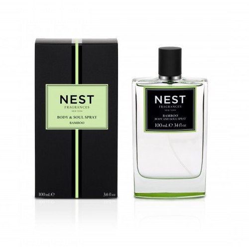 Nest Fragrances Orange Blossom Body & Soul Spray, 100ml/3.4 fl oz Nest Fragrances Bamboo Body & Soul Spray on white background