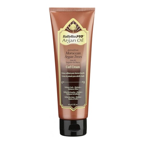 Babyliss Pro Argan Oil Curl Cream, 85g/3 oz Babyliss Pro Argan Oil Curl Cream on white background