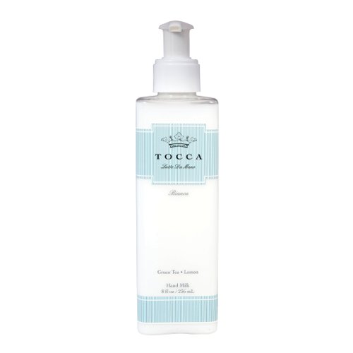 Tocca Beauty Latte da Mano - Bianca: Green Tea & Lemon Hand Milk on white background