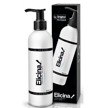 Elicina Body Lotion, 300ml/10 fl oz Elicina on white background