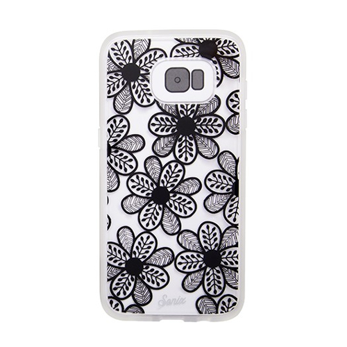 Sonix Samsung Galaxy S7 Case - Florette (Blue), 1 piece Sonix Samsung Galaxy S7 Case - Boho Floral (Black) on white background