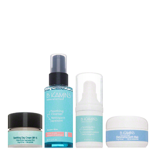 B Kamins Booster Blue Moisturizing Starter Kit, 1 set B Kamins Booster Blue Moisturizing Starter Kit on white background