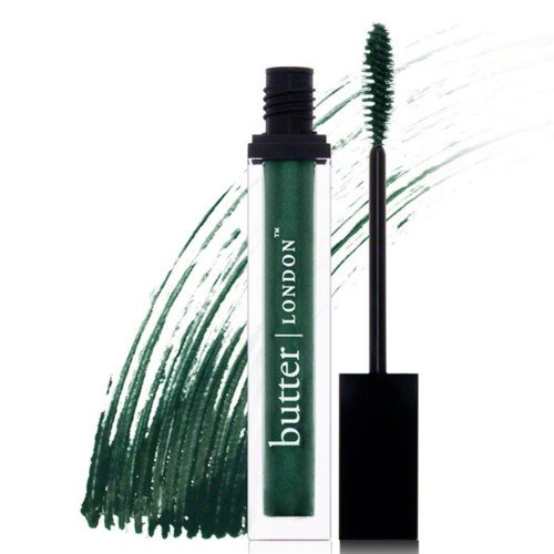 butter LONDON Wink Mascara - Union Jack Black, 9.4ml/0.32 fl oz butter LONDON Wink Mascara - British Racing Green on white background