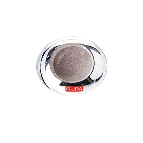 Pupa Luminys Silk Eyeshadow Glamour Grey- 800 Pupa Luminys Silk Eyeshadow White -100 on white background
