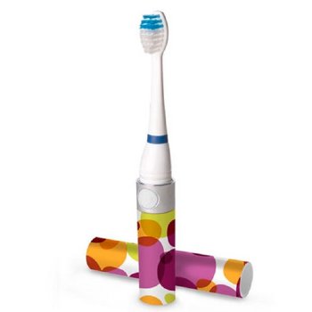 VIOlife Slim Sonic Toothbrush - Pink Bubbles VIOlife Slim Sonic Toothbrush - Sapphire Metallic on white background