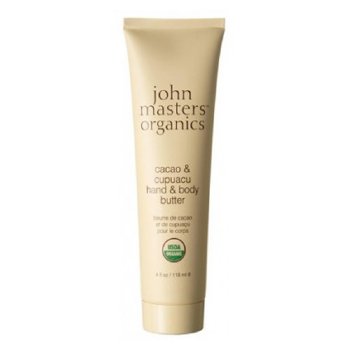 John Masters Organics Cacao & Cupuacu Hand & Body Butter on white background