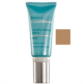 Exuviance CoverBlend Concealing Treatment Makeup SPF 30 - Golden Beige, 30ml/1 fl oz Exuviance CoverBlend Concealing Treatment Makeup SPF 30 - Bisque on white background