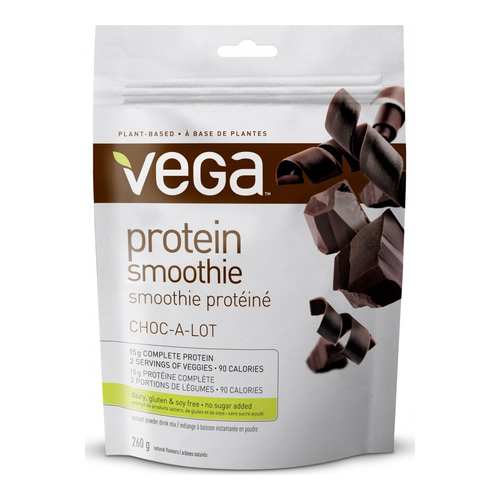 Vega Protein Smoothie - Viva Vanilla , 276g/9.7 oz Vega Protein Smoothie - Bodacious Berry on white background