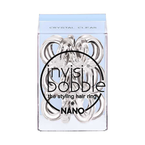 Invisibobble Nano - Crystal Clear, 1 piece Invisibobble Nano - Crystal Clear on white background