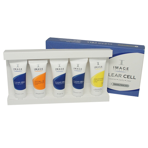 Image Skincare CLEAR CELL Travel / Trial Kit, 1 set Image Skincare CLEAR CELL Travel / Trial Kit on white background