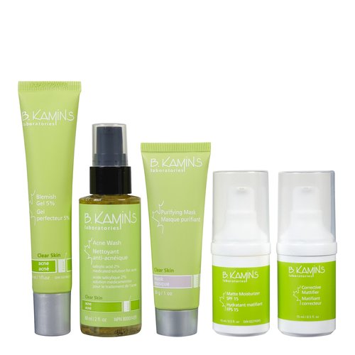 B Kamins Clear Skin Kit, 1 set B Kamins Clear Skin Kit on white background
