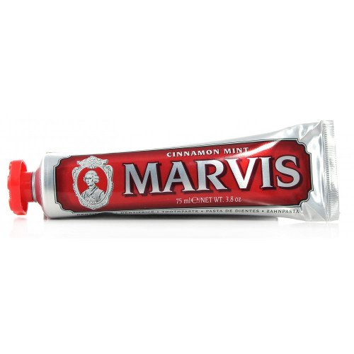 Marvis Toothpaste - Whitening Mint (Travel), 25ml/0.8 fl oz Marvis Toothpaste - Amarelli Licorice Mint (Travel) on white background
