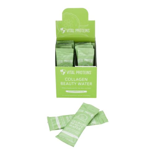 Vital Proteins Collagen Beauty Water - Lavender Lemon Stick Pack, 14 x 13g/0.5 oz Vital Proteins Collagen Beauty Water - Cucumber Aloe Stick Pack on white background