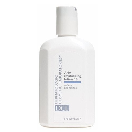 DCL Dermatologic Resurfacing Lotion 10, 118ml/4 fl oz DCL Dermatologic AHA Revitalizing Lotion 10 on white background