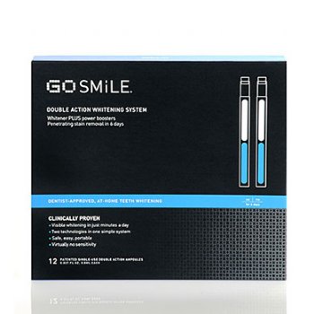 GoSMILE Double Action Whitening System on white background