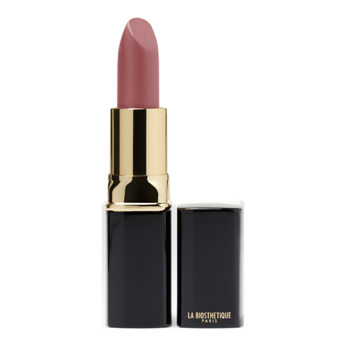 La Biosthetique Sensual Lipstick C146 - Orange Delight, 4g/0.1 oz La Biosthetique Sensual Lipstick Creamy C130 - Mahogany Red on white background
