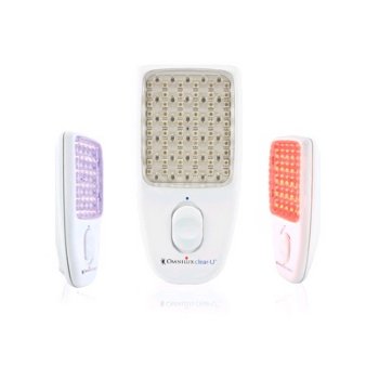 Omnilux Clear-U (hand-held) LED Therapy Omnilux on white background