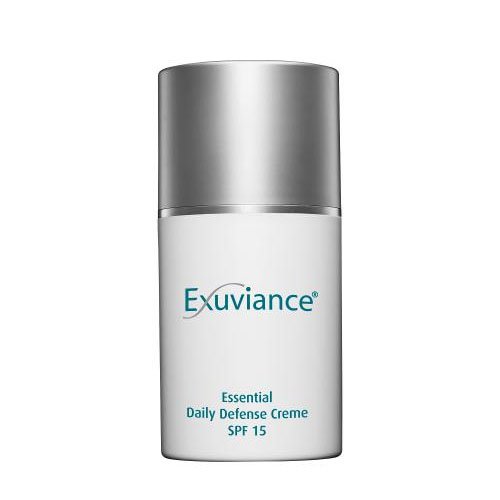 Exuviance Essential Daily Defense Day Creme SPF 15 on white background