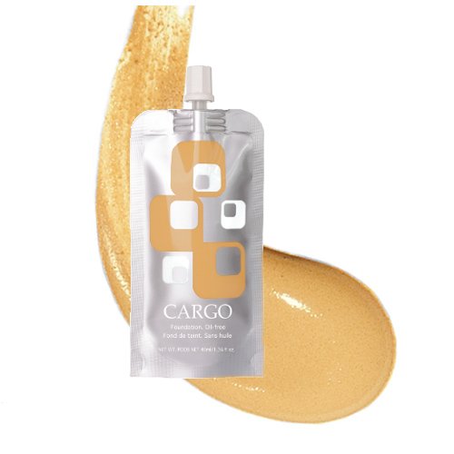 Cargo Liquid Foundation Pouch - Oil Free - F50 - 1.36 fl oz Cargo on white background