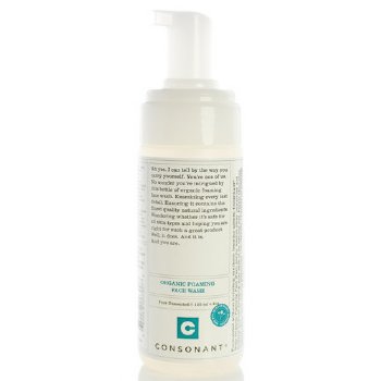 Consonant Organic Foaming Face Wash, 125ml/4.2 fl oz Consonant Organic Foaming Face Wash on white background