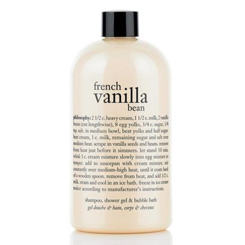 philosophy French Vanilla Bean Bath Gel, 473ml/16 oz Philosophy philosophy French Vanilla Bean Bath Gel on white background