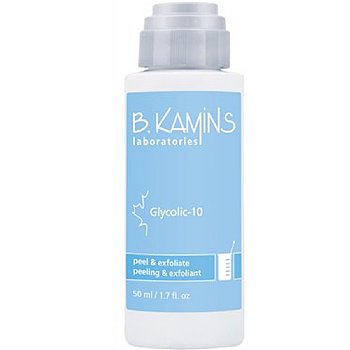 B Kamins Glycolic-10, 50ml/1.7 fl oz B Kamins Glycolic-10 on white background