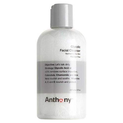Anthony Logistics Glycolic Facial Cleanser on white background