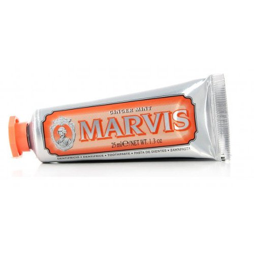 Marvis Toothpaste - Whitening Mint (Travel), 25ml/0.8 fl oz Marvis Toothpaste - Amarelli Licorice Mint (Travel) on white background