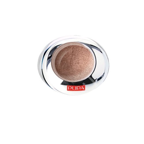 Pupa Luminys Silk Eyeshadow Glamour Grey- 800 Pupa Luminys Silk Eyeshadow White -100 on white background